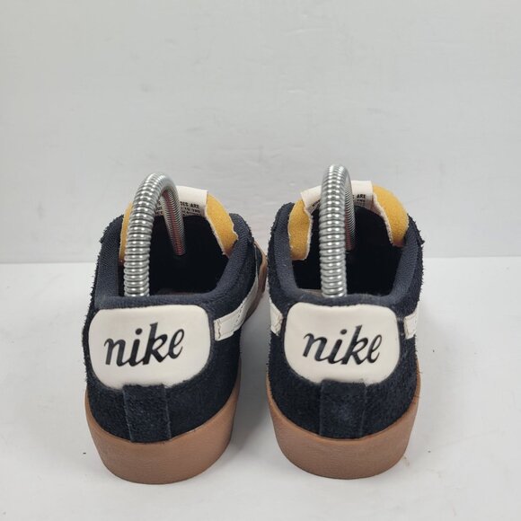 Nike Blazer Low '77 Vintage Women's Black Suede Shoes FQ8060-001 US Size 5.5 - Picture 4 of 8